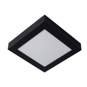 BRICE-LED Czarny 22W ściemnialny 3000K IP44 Plafon łazienkowy Lucide 