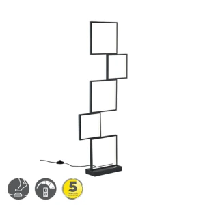 SORRENTO Czarny mat SMD LED 34W ściemnialna 3000K Lampa podłogowa stojąca