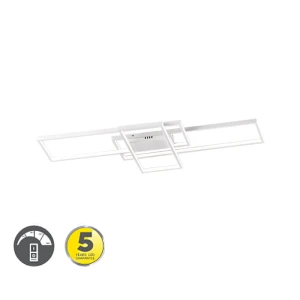 TUCSON Biały mat LED 35W ściemnialna 3000K Lampa sufitowa