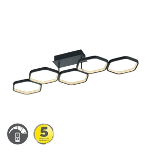 VIGO Antracyt LED 24W ściemnialna 3000K Lampa sufitowa