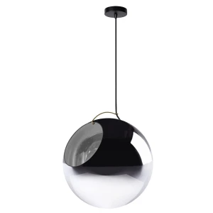 JAZZLYNN Szary przydymiony śr. 40cm. E27 Lampa wisząca