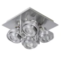 Spot LANDA Satynowy chrom LED 4x5W 3000K ściemnialna GU10 Lucide 179062012  5411212175649 lampynox noxbox www.lampynox.pl 1.jpg