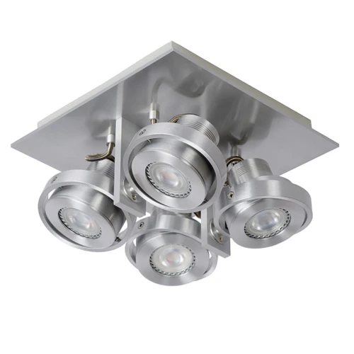 Spot LANDA Satynowy chrom LED 4x5W 3000K ściemnialna GU10 Lucide 179062012  5411212175649 lampynox noxbox www.lampynox.pl 1.jpg