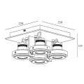 Spot LANDA Satynowy chrom LED 4x5W 2200-3000K ściemnialna GU10 Lucide 179062112  5411212176875 lampynox noxbox www.lampynox.pl 6.jpg