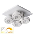 Spot LANDA Biała LED 4x5W 2200-3000K ściemnialna GU10 Lucide 179062131  5411212176882 lampynox noxbox www.lampynox.pl 1.jpg