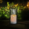 Latarenka bateryjna NYBORG M  Led czarna wys. 22cm IP44 2xAA metal Polux 313256 5901508313256 noxbox lampynox www.lampynox.pl 4.jpg