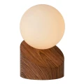 Lampka stołowa LEN Drewno G9 Lucide 455610170  5411212450586 lampynox noxbox www.lampynox.pl 2.jpg