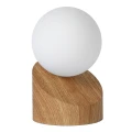 Lampka stołowa LEN Jasne Drewno G9 Lucide 455610172  5411212450593 lampynox noxbox www.lampynox.pl 1.jpg