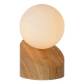 Lampka stołowa LEN Jasne Drewno G9 Lucide 455610172  5411212450593 lampynox noxbox www.lampynox.pl 2.jpg