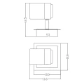 Spot LENNERT Led ściemnialny 5W 3000K Lucide 269570512  5411212262561 lampynox noxbox www.lampynox.pl 4.jpg