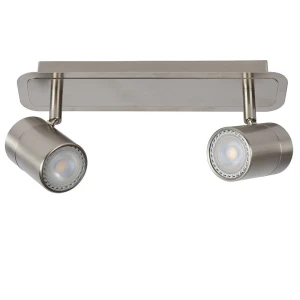 LENNERT Satynowy chrom Led ściemnialny 2x5W 3000K Spot 26957/10/12