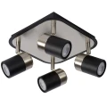 Spot LENNERT Chrom  Czarny Led ściemnialny 4x5W 3000K Lucide 269572030  5411212262639 lampynox noxbox www.lampynox.pl 1.jpg