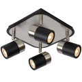 Spot LENNERT Chrom  Czarny Led ściemnialny 4x5W 3000K Lucide 269572030  5411212262639 lampynox noxbox www.lampynox.pl 2.jpg