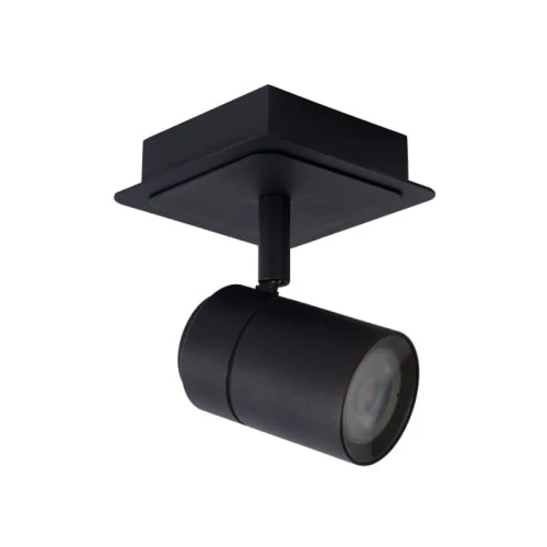 Spot łazienkowy LENNERT Czarny Led ściemnialny 5W IP44 3000K Lucide 269580530  5411212262677 lampynox noxbox www.lampynox.pl 1.jpg