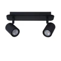 Spot łazienkowy LENNERT Czarny Led ściemnialny 2x5W IP44 3000K Lucide 269581030  5411212262684 lampynox noxbox www.lampynox.pl 1.jpg