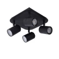 Spot łazienkowy LENNERT Czarny Led ściemnialny 4x5W IP44 3000K Lucide 269582030  5411212262707 lampynox noxbox www.lampynox.pl 1.jpg