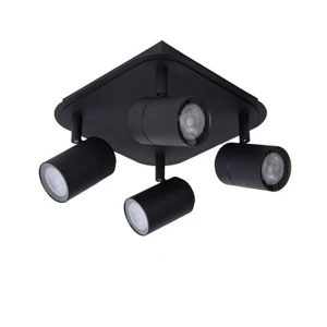 LENNERT Czarny Led ściemnialny 4x5W IP44 3000K Spot łazienkowy 26958/20/30 ( 1 szt. dostępna od ręki. Wysyłka 24 h )