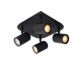 Spot łazienkowy LENNERT Czarny Led ściemnialny 4x5W IP44 3000K Lucide 269582030  5411212262707 lampynox noxbox www.lampynox.pl 2.jpg