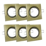 OPIN-IQA90G1 patyna stal kwadrat 6 szt. Oczko ruchome POLUX