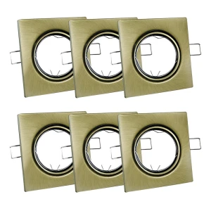 OPIN-IQA90G1 patyna stal kwadrat 6 szt. Oczko ruchome POLUX