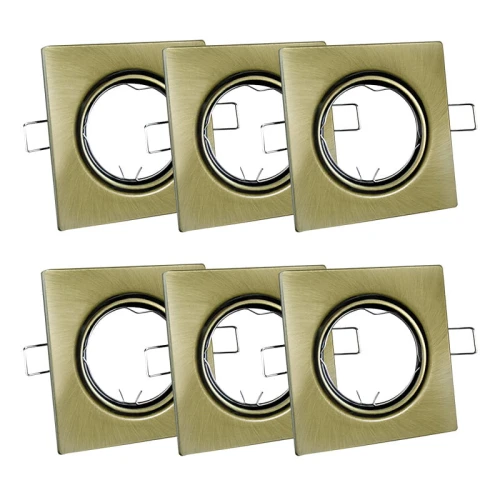 Oczko ruchome OPIN-IQA90G1 patyna stal kwadrat 6 szt. POLUX 309846  5901508309846 lampynox noxbox www.lampynox.pl 1.jpg