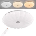 Plafon LED z pilotem FLOWER 36W 48cm Barwa światła zmienna 3060lm okrągły Polux 313546  5901508313546 lampynox noxbox www.lampynox.pl 1.jpg
