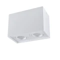 Oprawa natynkowa downlight Hadar Q2 2xGU10 kwadrat biała Polux 313133  5901508313133 lampynox noxbox www.lampynox.pl 2.jpg
