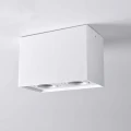 Oprawa natynkowa downlight Hadar Q2 2xGU10 kwadrat biała Polux 313133  5901508313133 lampynox noxbox www.lampynox.pl 8.jpg