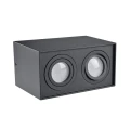 Oprawa natynkowa downlight Hadar Q2 2xGU10 kwadrat czarna Polux 313140  5901508313140 lampynox noxbox www.lampynox.pl 5.jpg