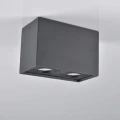 Oprawa natynkowa downlight Hadar Q2 2xGU10 kwadrat czarna Polux 313140  5901508313140 lampynox noxbox www.lampynox.pl 9.jpg