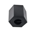 Oprawa natynkowa downlight Hexagon 1xGU10 czarna Polux 313188  5901508313188 lampynox noxbox www.lampynox.pl 2.jpg