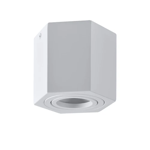 Oprawa natynkowa downlight Hexagon 1xGU10 biała Polux 313171  5901508313171 lampynox noxbox www.lampynox.pl 1.jpg