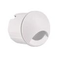 Lampa schodowa Q1 okrągła 20lm 3W IP44 biała Polux 313676  5901508313676 lampynox noxbox www.lampynox.pl 4.jpg