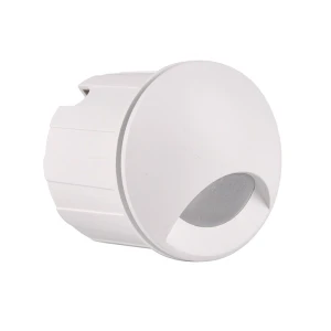 Q1 okrągła 40lm 3W IP44 biała Lampa schodowa Polux