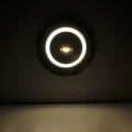 Lampa schodowa Q2 okrągła 20lm 3W IP44 grafit Polux 313683  5901508313683 lampynox noxbox www.lampynox.pl 2.jpg