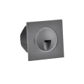 Lampa schodowa Q3 kwadrat 20lm 3W IP44 grafit Polux 313690  5901508313690 lampynox noxbox www.lampynox.pl 1.jpg