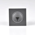 Lampa schodowa Q3 kwadrat 20lm 3W IP44 grafit Polux 313690  5901508313690 lampynox noxbox www.lampynox.pl 4.jpg