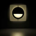 Lampa schodowa Q3 kwadrat 40lm 3W IP44 czarna Polux 313713  5901508313713 lampynox noxbox www.lampynox.pl 2.jpg