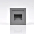 Lampa schodowa Q6 kwadrat 20lm 3W IP65 szara Polux 313720  5901508313720 lampynox noxbox www.lampynox.pl 5.jpg