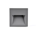 Lampa schodowa Q7 kwadrat 45lm 3W IP44 szara Polux 313737  5901508313737 lampynox noxbox www.lampynox.pl 2.jpg