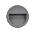 Lampa schodowa Q8 okrągła 60lm 3W IP44 szara Polux 313744  5901508313744 lampynox noxbox www.lampynox.pl 4.jpg