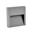 Lampa schodowa Q9 kwadrat 60lm 3W IP44 szara Polux 313751  5901508313751 lampynox noxbox www.lampynox.pl 1.jpg