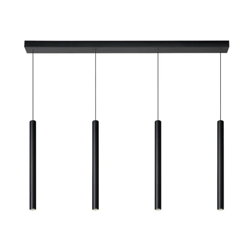 Lampa wisząca LORENZ Czarna LED ściemnialna 4x4W 3000K Lucide 744030430  5411212740687 lampynox noxbox www.lampynox.pl 2.jpg