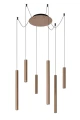 Lampa wisząca LORENZ Pająk Rustykalny brąz LED ściemnialna 6x4W 3000K Lucide 744030697  5411212740717 lampynox noxbox www.lampynox.pl 1.jpg