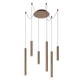 Lampa wisząca LORENZ Pająk Rustykalny brąz LED ściemnialna 6x4W 3000K Lucide 744030697  5411212740717 lampynox noxbox www.lampynox.pl 2.jpg
