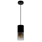 ZINO Czarny E27 Lampa wisząca ( 1 szt. dostępna od ręki. Wysyłka 24 h. )