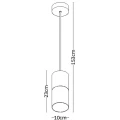 Lampa wisząca ZINO Rustykalny brąz E27 Lucide 744100197  5411212740908 lampynox noxbox www.lampynox.pl 5.jpg