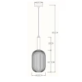 Lampa wisząca MALOTO Bursztynowa śr. 20cm. E27 Lucide 453862062  5411212451187 lampynox noxbox www.lampynox.pl 9.jpg