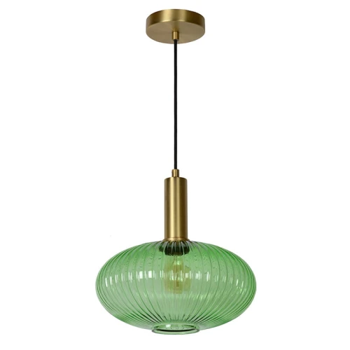 Lampa wisząca MALOTO Zielona śr. 30cm. E27 Lucide 453863033  5411212451194 lampynox noxbox www.lampynox.pl 1.jpg