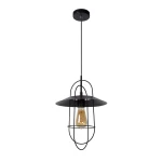 MASSON Czarna śr. 28cm. E27 Lampa wisząca